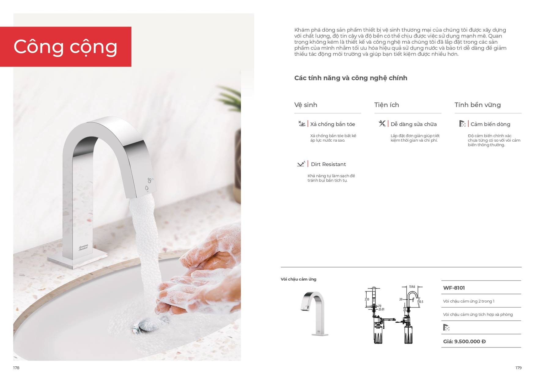 Thiết bị vệ sinh AMERICAN STANDARD Catalogue và Bảng giá mới nhất 2025 /Page 89
